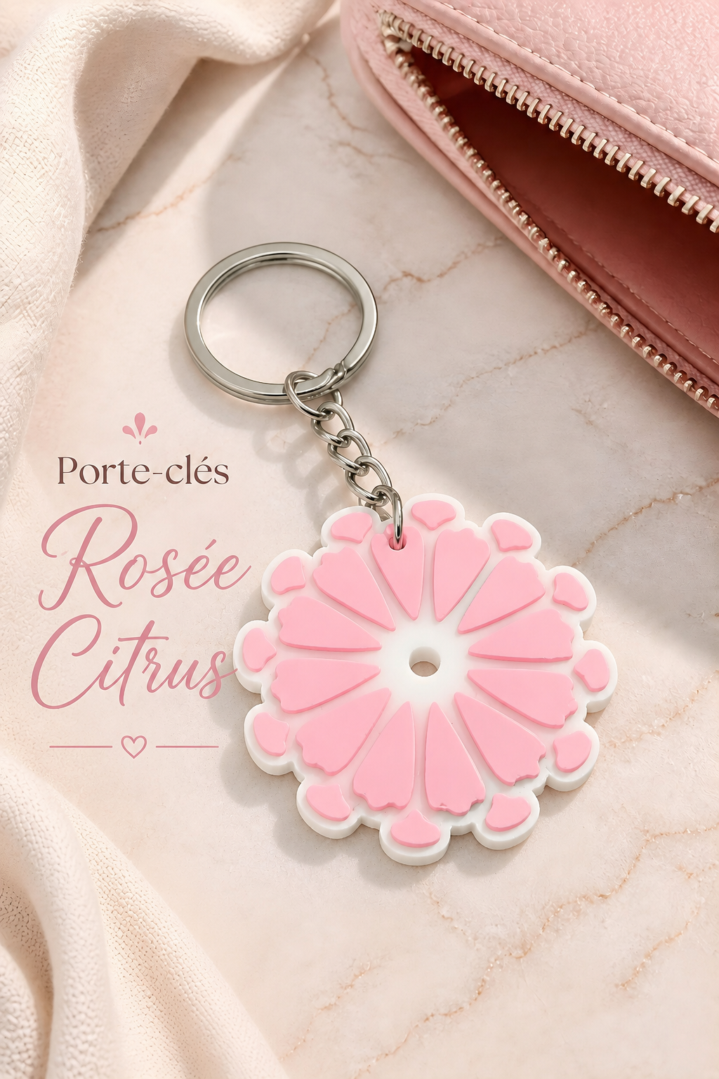 Porte-clés Rosée Citrus