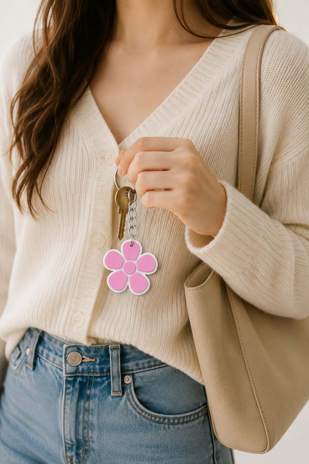porte-clés fleur Sakura