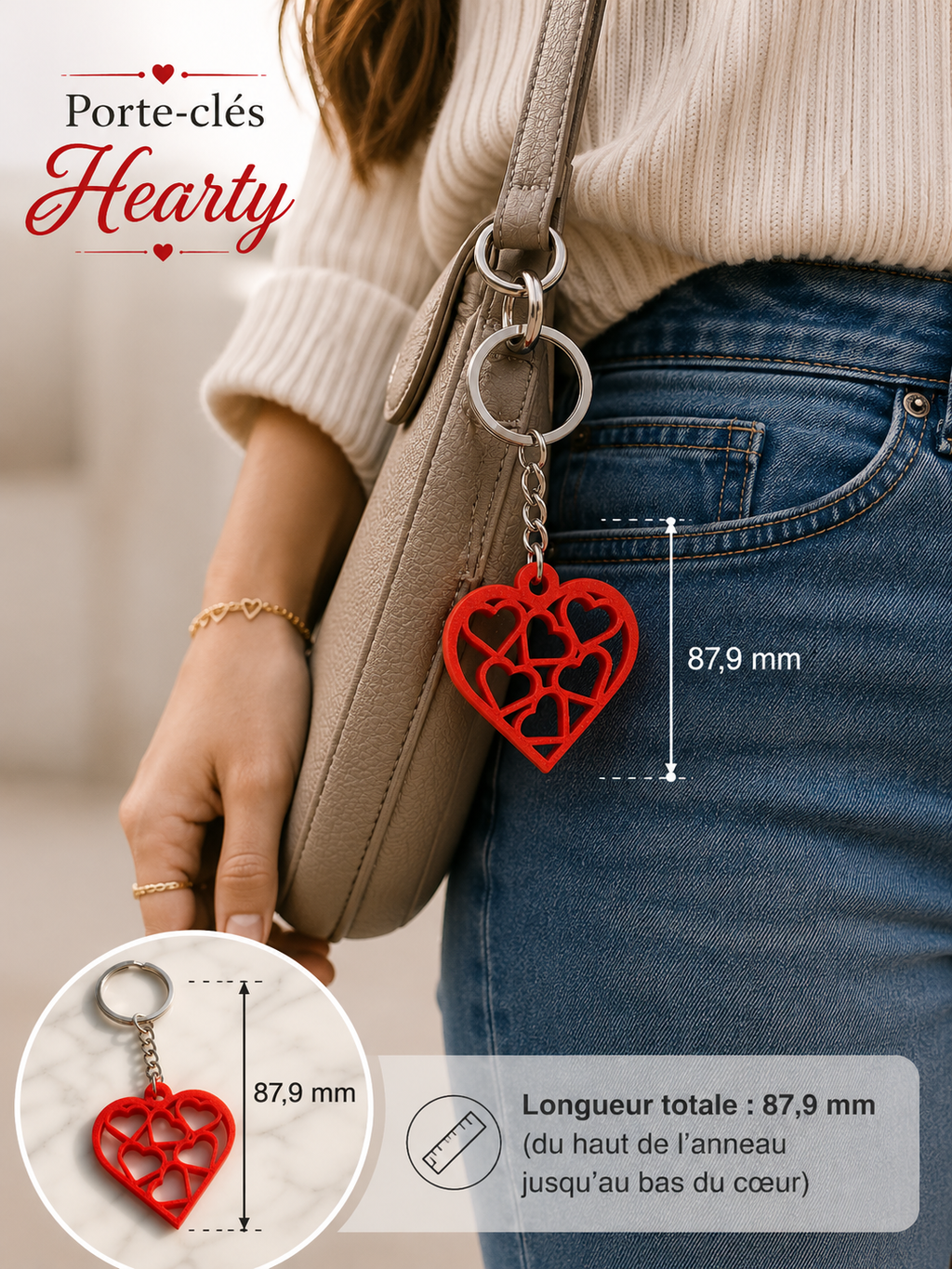 Porte-clés Hearty